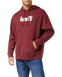 Levi's - Relaxed Graphic Hoodie Poster Port - Lyst