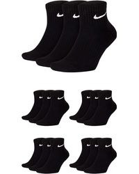 Nike - SX7677 Chaussettes de sport courtes pour homme et femme Blanc/noir Taille 34/36/38/40/42/44/46/48 50 Taille des chaussettes : - Lyst