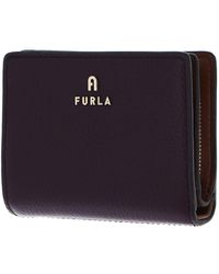 Furla - Camelia Compact Wallet S Chianti + Greige + Cognac h int. - Lyst