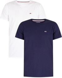 Tommy Hilfiger - 2 Pack Slim Jersey T-shirts - Lyst