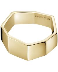 Calvin Klein Anello dorato KJATJR100108 - Metallizzato