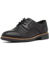 Clarks - Griffin Lane Leather Derby Shoes - Lyst