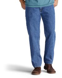 Lee Jeans Relaxed Fit Straight Leg Jean Jeans Uomo - Blu