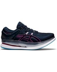Asics - Metaride Lace-up Blue Synthetic S Running Trainers 1012b070_400 - Lyst
