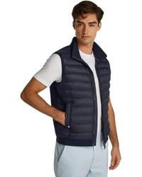Tommy Hilfiger - Weste Mix Media Gesteppt - Lyst