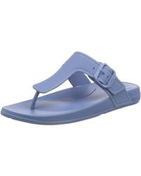 Fitflop - Iqushion Adjustable Toe Post Flip Flop - Lyst
