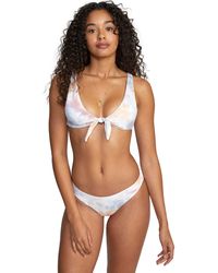 RVCA - Standard Swimsuit Bikini Top - Lyst