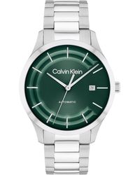 Calvin Klein - 40mm 3h Automatic Watch - Stainless Steel Bracelet - Water Resistance 30 Meters - Self-winding Mechanical Movement - Luxury - Lyst