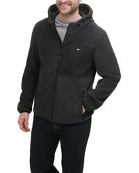 Tommy Hilfiger - Hooded Performance Fleece Jacket - Lyst