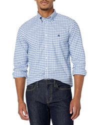 Brooks Brothers - Non-iron Stretch Oxford Long Sleeve Gingham Check Sport Shirt - Lyst