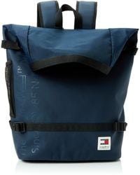 Tommy Hilfiger - Tjm Daily + Rolltop Backpack Am0am12120 Bags - Lyst