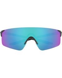 Oakley - Evzero Blades Steel Prizm Sapphire Oo9454-03 Rimless Sunglasses - Lyst