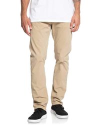 Quiksilver - Straight Fit Trousers for - Hose mit Straight Fit - Männer - 28 - Lyst