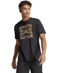 adidas - Metallic Graphic Tee T-Shirt - Lyst