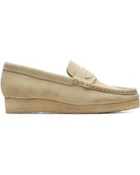 Clarks - Suede Wallabee Loafers - Lyst