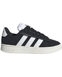 adidas - S Grand Court Alpha 00s Low Top Trainers Black/yellow/gum 6 - Lyst