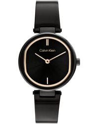 Calvin Klein - Reloj Analógico para Mujer de Cuarzo con Correa en Acero Inoxidable 25200310 - Lyst