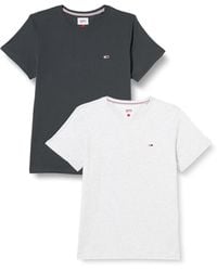 Tommy Hilfiger - Tommy Jeans Short-sleeve T-shirt Jersey Slim Fit Pack Of 2 - Lyst