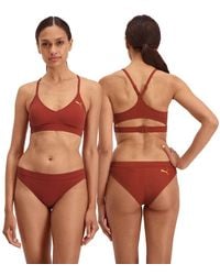 PUMA - S Swimwear Sporty Brazilian Bikini-Unterteile - Lyst