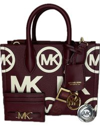 Michael Kors - Mirella Small Shopper Top Zip Bag Bundled Sm Tz Coinpouch Purse Hook - Lyst