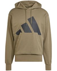 adidas - Essentials Big Logo French Terry Hoodie - Lyst