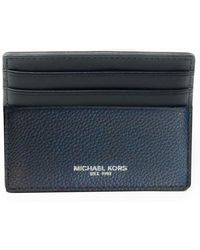 Michael Kors - Cooper Slim Tall Card Case Leather Wallet - Lyst