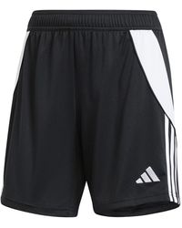 adidas - Teamsport Textiel - Shorts Tiro 24 Short Zwart-wit - Lyst
