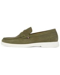 Tommy Hilfiger - Mocasines Hombre Nubuck de piel - Lyst