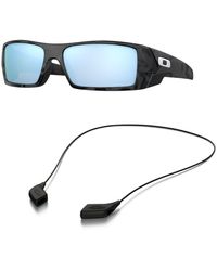 Oakley - Lot de lunettes de soleil : OO 9014 901481 Gascan Matte Black Camo Prizm Accessory Shiny Black leash kit - Lyst