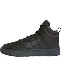 adidas - Hoops 3.0 Mid Lifestyle Basketball Classic Fur Lining Winterized Shoes - Lyst