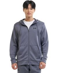 Under Armour - Armourfleece Full Zip Hoodie - Lyst