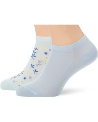 Esprit - Falke Spring Flowers 2-pack Organic Cotton Short Patterned Multipack 2 Pairs Socks - Lyst