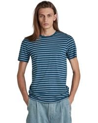 G-Star RAW - Stripe Slim R T T-shirt - Lyst