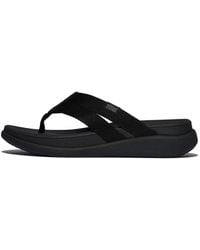 Fitflop - F-mode Go Webbing Flatform Strappy Flip-flops - Lyst
