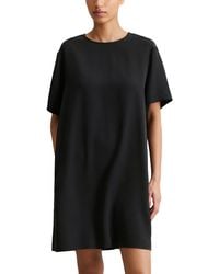 Marc O' Polo - Denim Kleid mit Rundhalsausschnitt Kurzarm - Lyst