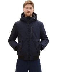 Tom Tailor - Blouson Winterjacke mit Abnehmbarer Kapuze - Lyst