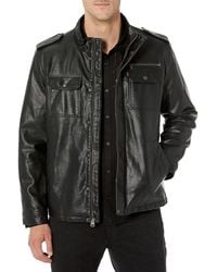 Levi's - Vintage Deer Faux Leather Sherpa Military Jacket - Lyst