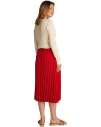 Tommy Hilfiger - Bluse Soft Viscose mit V-Ausschnitt - Lyst