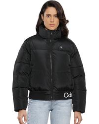 Calvin Klein - Winter Jacket Logo Short Puffer - Lyst