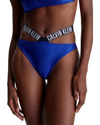 Calvin Klein - High Leg Cheeky Bikini KW0KW02391 baño - Lyst