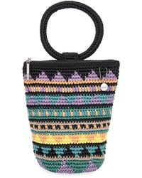 The Sak - Ayla Ring Handle Pouch In Crochet - Lyst