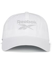Reebok - Medium Curved Brim With Breathable Design Vector Logo Cap - Lyst