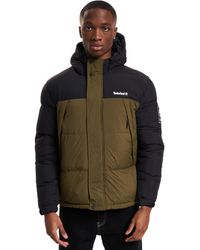 Timberland - DWR Outdoor Archive Puffer Jacket Life Black/Dark Olive Giacca - Lyst