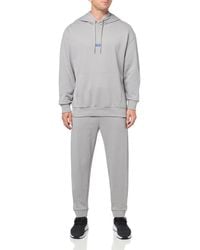 HUGO - Small Logo Hooded Sweatshirt And Jogger Tracksuit Pants Set - Lyst