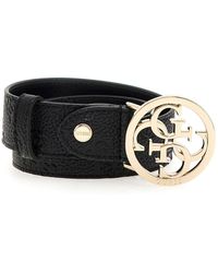 Guess - Gürtel 35H Cresidia 4g Logo Peony BW9182P4435 black S - Lyst