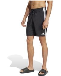adidas - 3 Stripes Swim Shorts 8 Inch Schwimm-Slips - Lyst