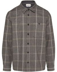 S.oliver - Kariertes Overshirt aus Wollmix mit Brusttasche Cognac M - Lyst