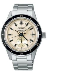 Seiko - Presage beige quadrante orologio automatico per gli uomini SSA447j - Lyst