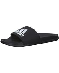 adidas - Adilette Cf+ Logo Beach & Pool Shoes - Lyst