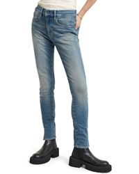 G-Star RAW - Lhana Skinny Split Jeans - Lyst